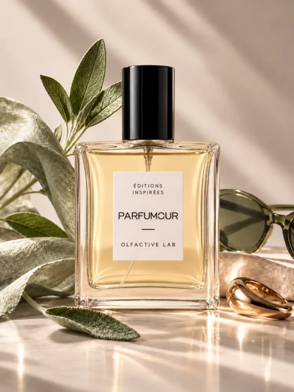 Parfumour Eau de Parfum für Damen, Aromatisch, 100 ml Parfumour Eau de Parfum, inspiriert von Eau De Basilic Pourpre, 100 ml, Duftfamilie Aromatisch