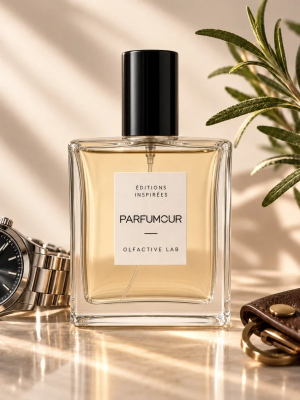 Parfumour Eau de Parfum für Herren, Aromatisch, 100 ml Parfumour Eau de Parfum, inspiriert von Acqua Di Gio Essenza, 100 ml, Duftfamilie Aromatisch